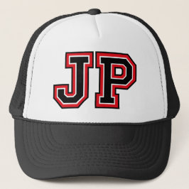 "JP" Monogram Truckerkeps