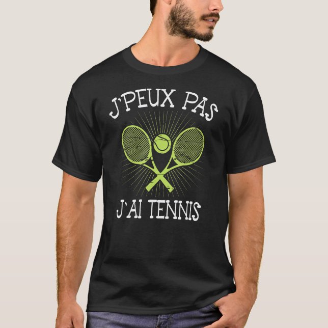 J'Peux Pas J'ai Tennis Tennis Player Manar Women Q T Shirt (Framsida)