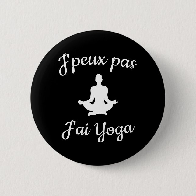 J'peux pas j'ai yoga knapp (Framsida)