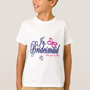 Jr. Bridesmaid/Butterfly Theme T Shirt