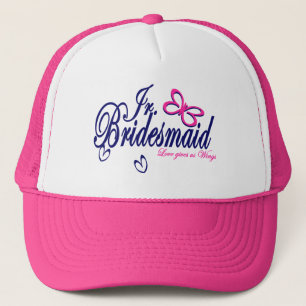 Jr. Bridesmaid/Butterfly Theme Truckerkeps