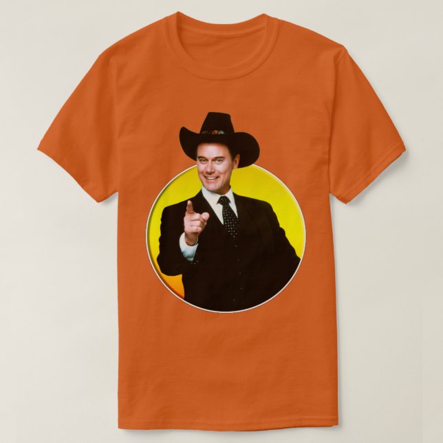 JR Ewing vill att du Dallas TShirt T Shirt (Design framsida)