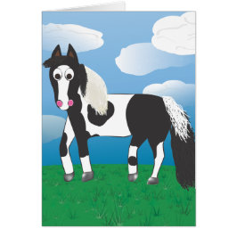 Jr. Måla hästen Hälsningskort
