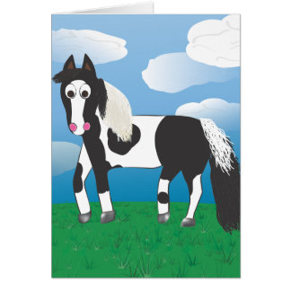 Jr. Måla hästen Hälsningskort