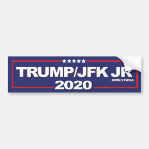 JRbildekal 2020 för TRUMF JFK Bildekal