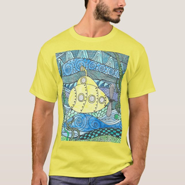 JRG Gul Ubåt T Shirt (Framsida)