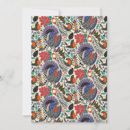 Jristmas-fåglar Julkort