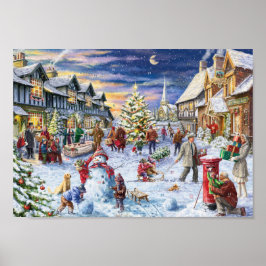 Jristmas i byn poster