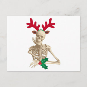 Jristmas i skeleton helg vykort