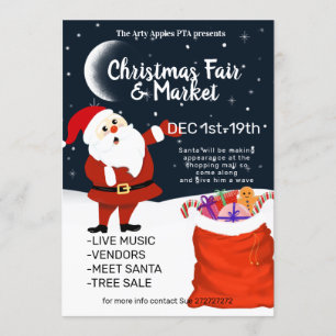 Jristmas-marknaden & Fair Inbjudningar