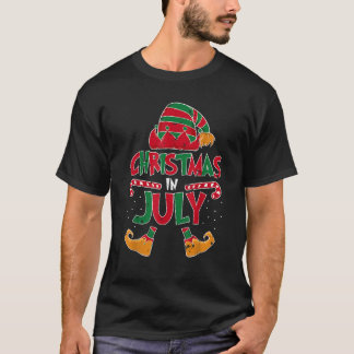 Jristmas på July elf-stranden Sommerlig julklump T Shirt