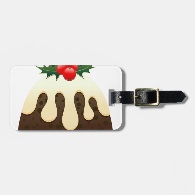 Jristmas puddings bagagebricka (Horisontell Framsida)