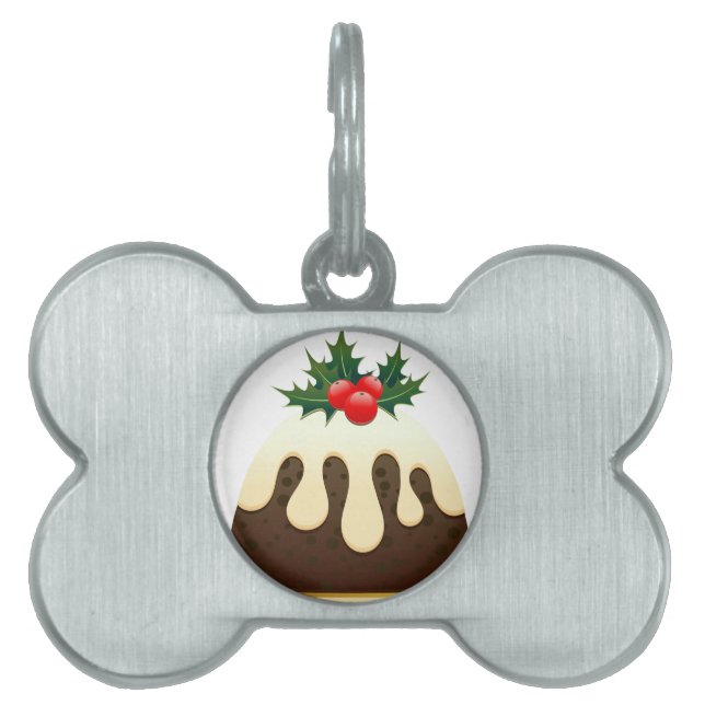 Jristmas puddings namnbricka husdjur (Framsidan)