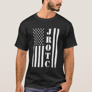 Jrotc American Flagga Shirt Jrotc Veteran Gift T