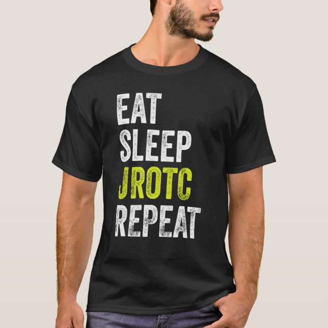 JROTC, Eat Ssov, upprepa US Junior ROTC T Shirt (Framsida)