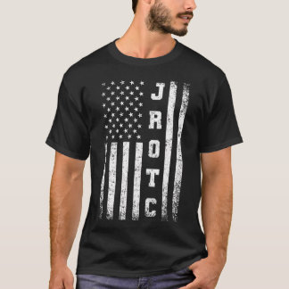 Jrotc United Stater Junior Rotc American Flagga T Shirt