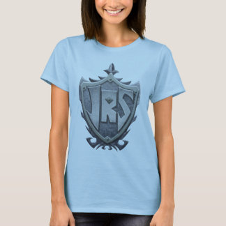 JRS: Kvinna baby - docka, blått Tee Shirt