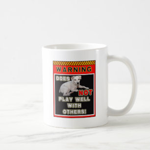 JRT-VARNING - LEKER INTE VÄL MED ANDRA! KAFFEMUGG