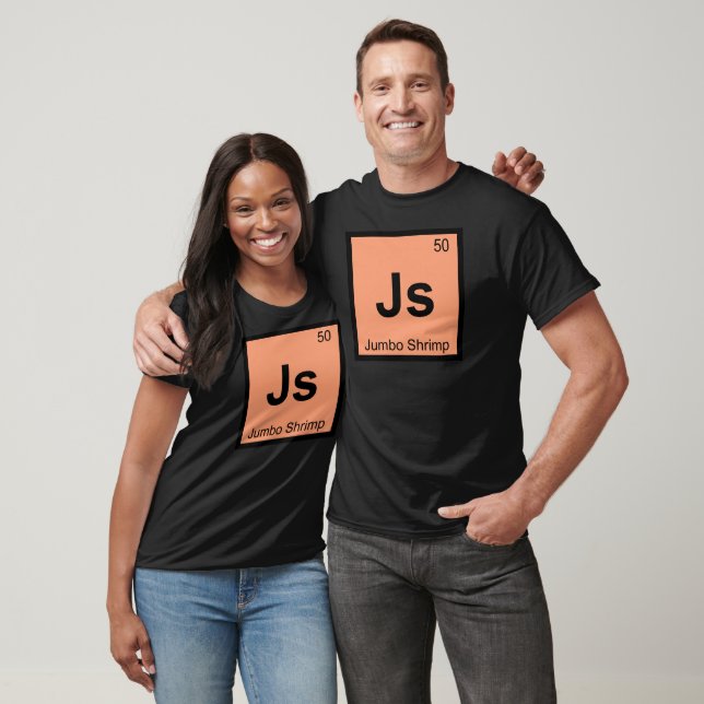 Js - Jätte räkor kemi Periodiska systemet symbol Tröja (Unisex)