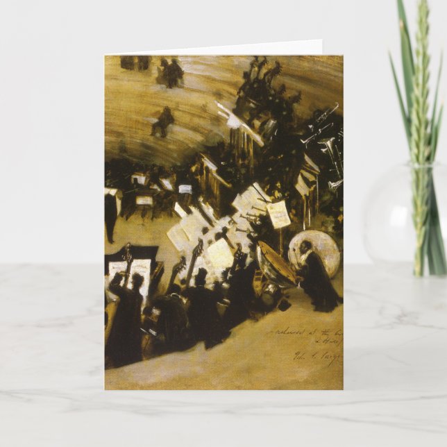 JS Sargents repetition av Pasdeloup-orkestern Kort (Framsida)