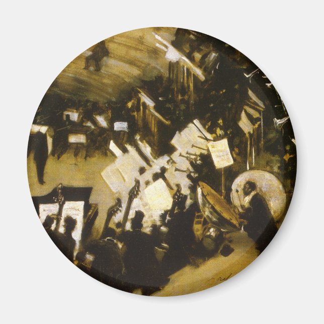 JS Sargents repetition av Pasdeloup-orkestern Magnet (Framsidan)