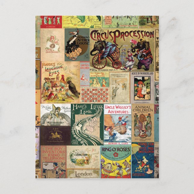 JSBC2 BOKOMSLAG BOKOMSLAG SAMLING FÄRGGLAD A VYKORT (Framsida)