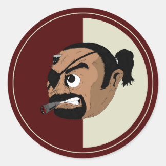 JSC "Stealth"-fästare Runt Klistermärke