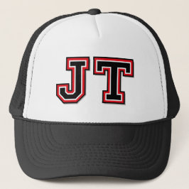 "Jt-" Monogram Keps