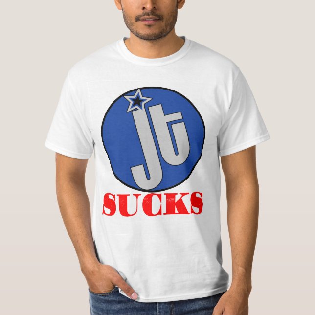 JT SUCKS T SHIRT (Framsida)