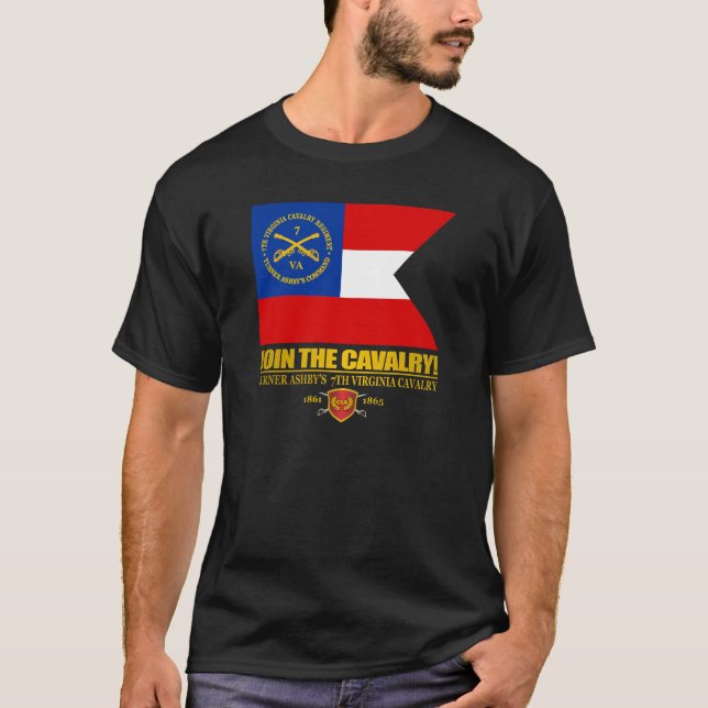 JTC (Turner Ashbys 7:e Virginia Cavalry) Tee (Framsida)