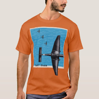 Ju87 Stuka WW2 bombflygplan över havet T Shirt