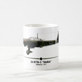 Ju-87 "Stuka" - Luftwaffe - Batalha de Stalingrado Kaffemugg
