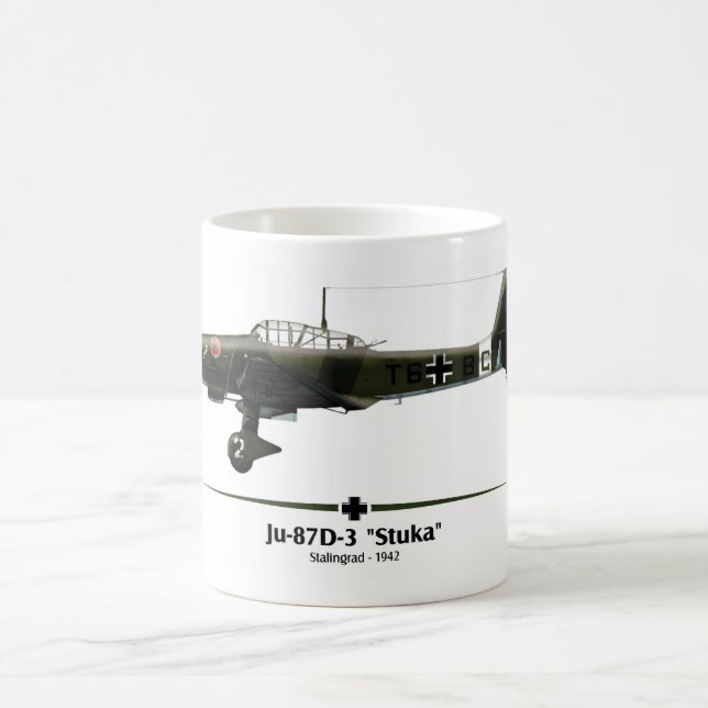 Ju-87 "Stuka" - Luftwaffe - Batalha de Stalingrado Kaffemugg (Center)