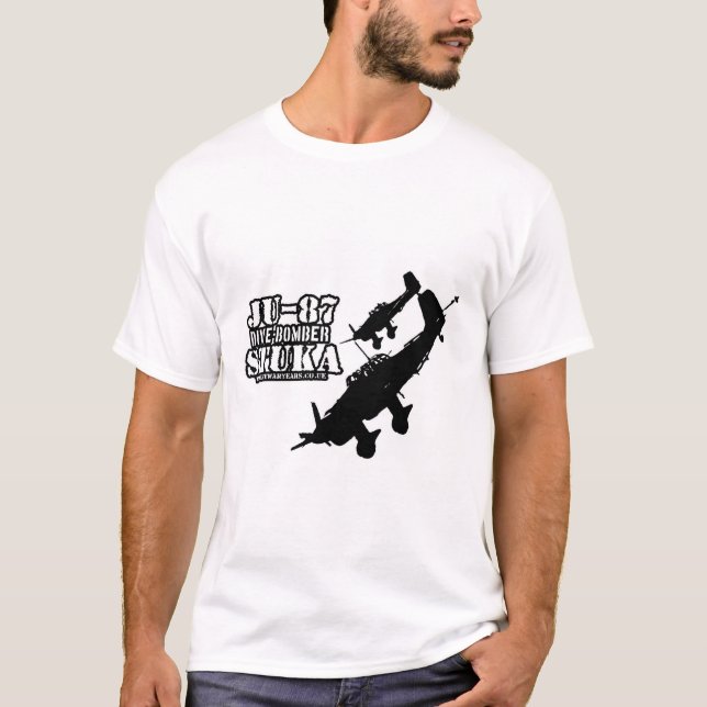 Ju-87 Stuka T Shirt (Framsida)