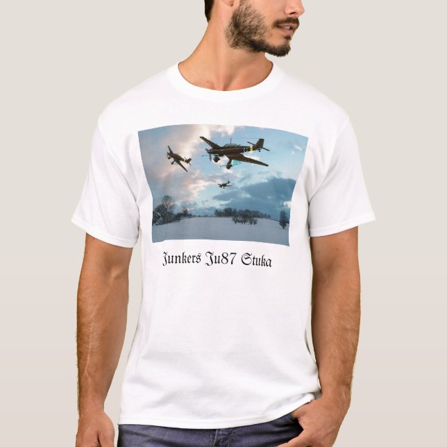Ju 87 Stuka Tee Shirt (Framsida)