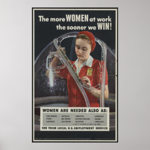 Ju fler kvinnor på arbetet desto snabbare vinner v poster