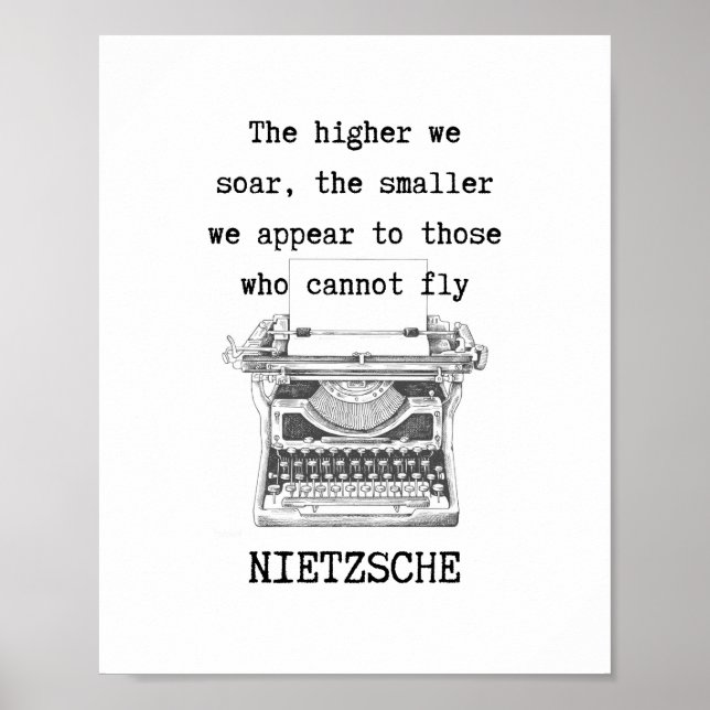 Ju högre SOAR-filosofi vi citerar NIETZSCHE Poster (Framsidan)
