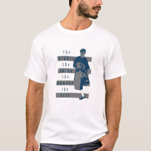 Ju högre sockel, desto vit föl. t shirt