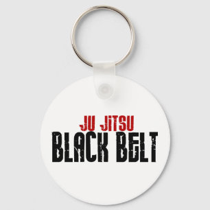 Ju Jitsu svartbälte Nyckelring