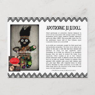 Ju Ju Doll från Voodoo Doll Spellbook Vykort