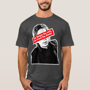 Ju längre anteckningen blir desto mer torra superh t shirt