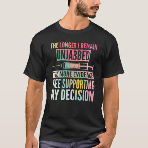 Ju längre jag är desto fler bevis är jag t shirt
