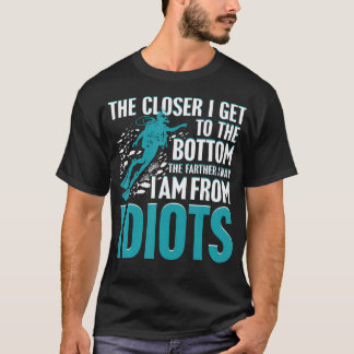 Ju längre ner jag kommer, desto längre är jag från t shirt