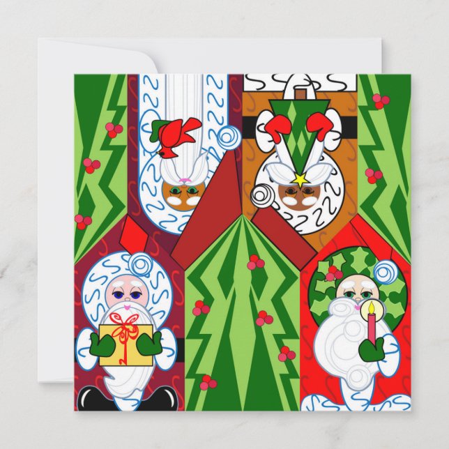 Ju mer julhälsningskortet blir julkort (Framsida)