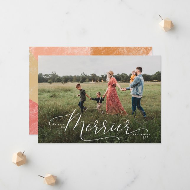 Ju mer julkort, desto mer. meddelande (Fram/Back In Situ)