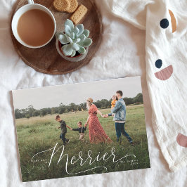 Ju mer julkort, desto mer. meddelande