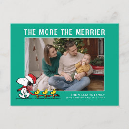 Ju mer Merrier desto mer. | Jordskjul Nyfödd bebis Helg Vykort