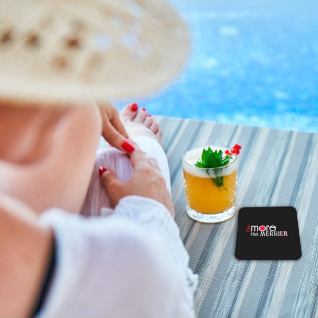 Ju mer merrier-engagemangsoffert, desto mer. underlägg papper kvadrat (Skapare uppladdad)