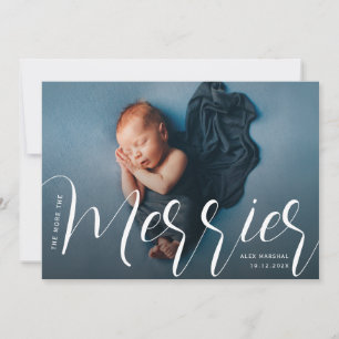 Ju mer Merrier-födelsetalet tillkännages Julkort