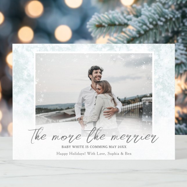 Ju mer merrier-Gravid-meddelande som utfärdas Meddelande (The more the merrier Pregnancy Announcement)